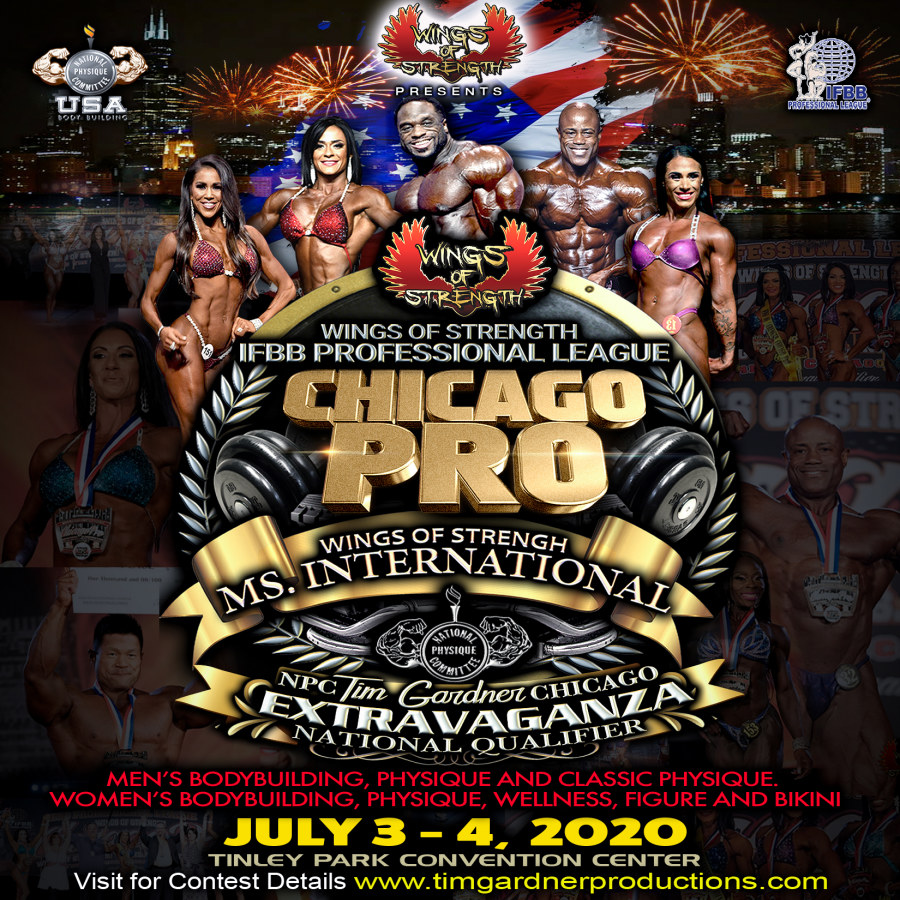 2020 IFBB PRO LEAGUE WINGS OF STRENGTH CHICAGO PRO Wings Of Strength