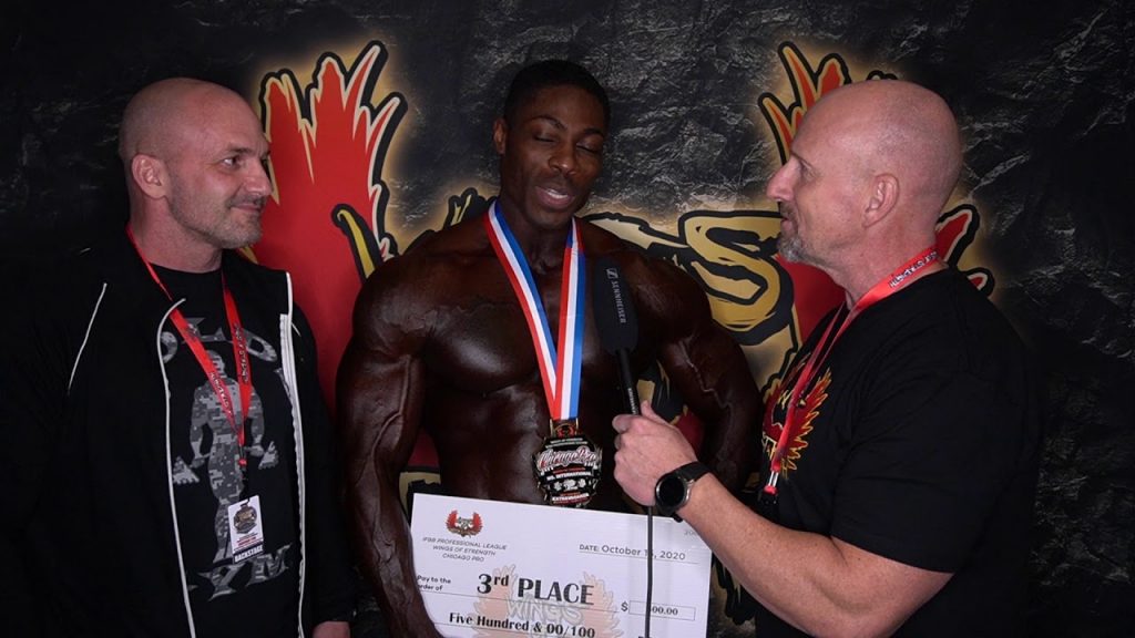Men's Physique Third Place Winner - Kimani Victor