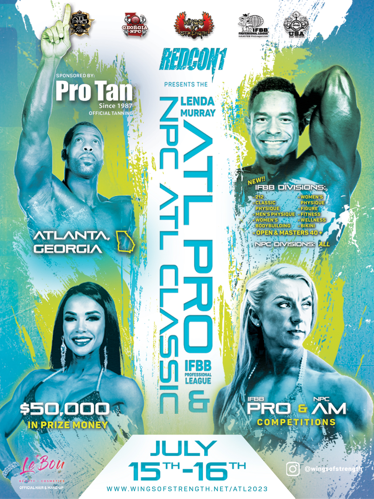 2023 Lenda Murray Atlanta Pro-Am Supershow (IFBB & NPC) – National Qualifier!